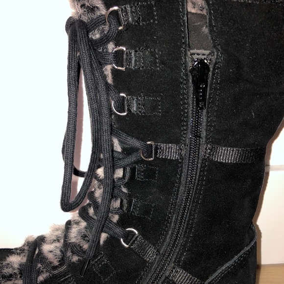 Tall Sketcher Suede Winter Boot - Picture 7 of 9